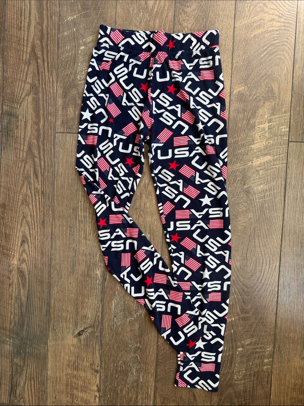 Chances R Patriotic USA Leggings